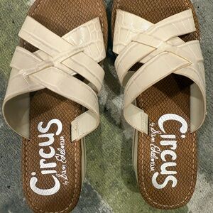 Circus by Sam Edelman Cream Casual Sandals